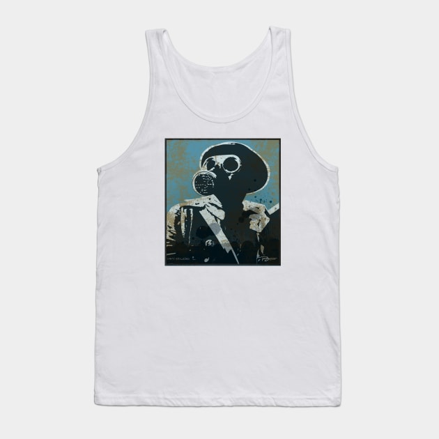 Gas Mask Gus Tank Top by i4ni Studio